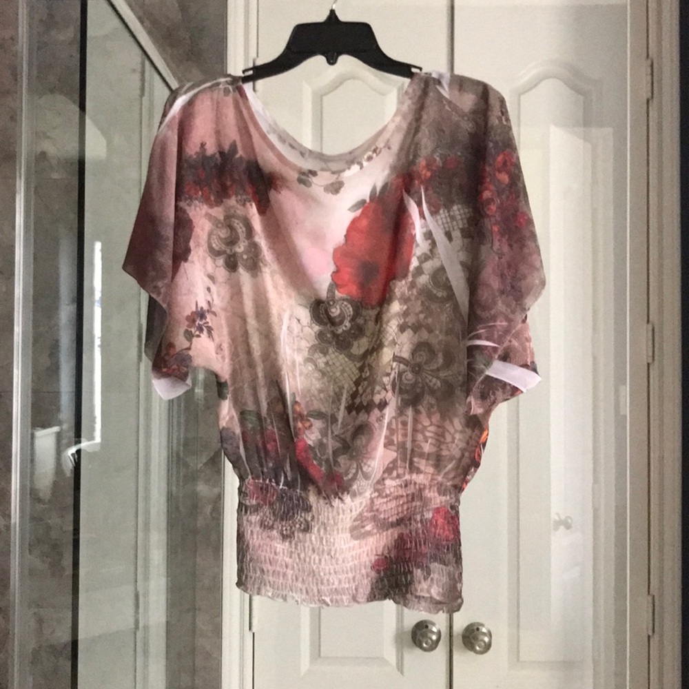 Patterned Charlotte Russe top